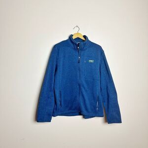 CLEARANCE! Men’s Blue L.L. Bean Knit Sweater Jacket Size XL EUC